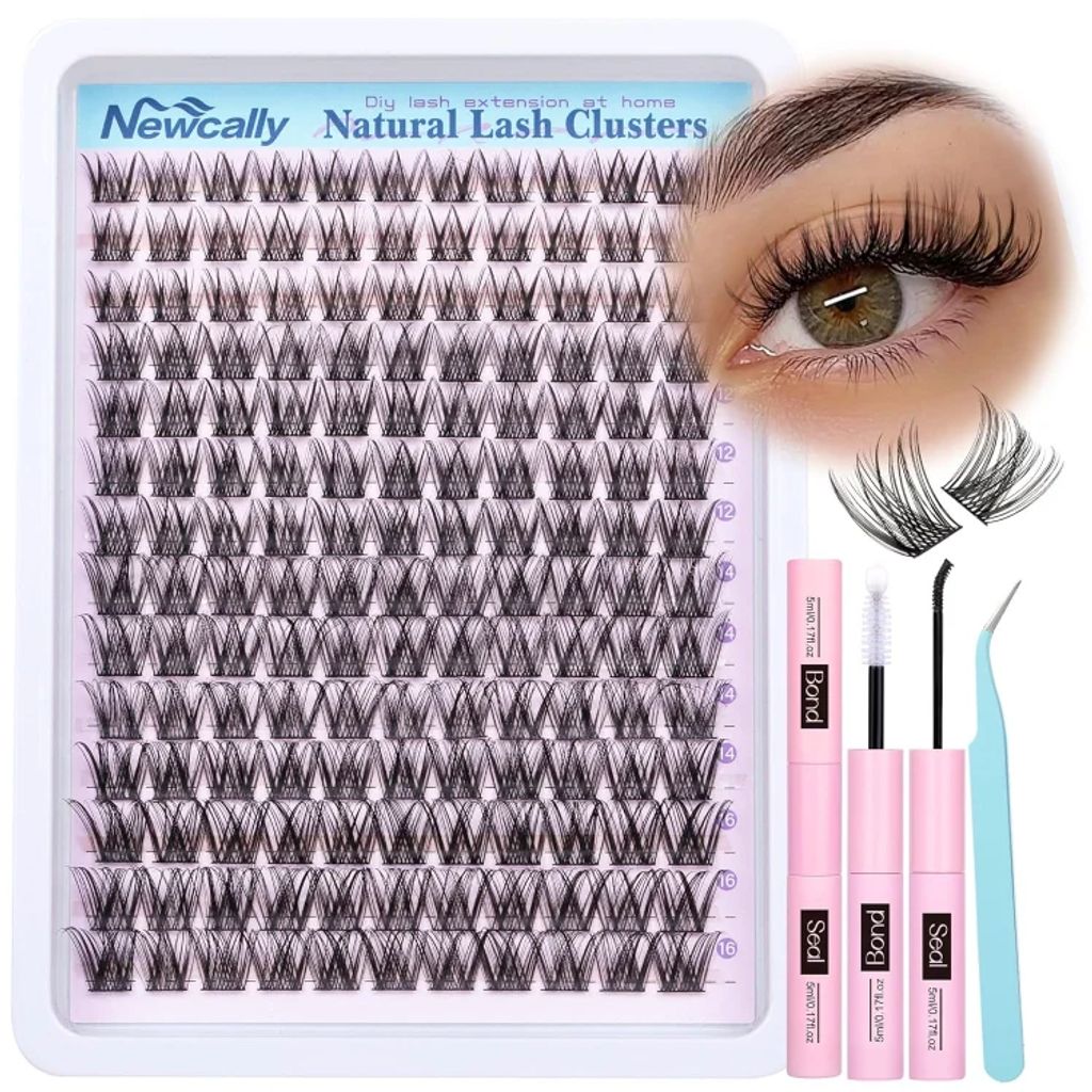 ריסים מלאכותיים מסוג cluster lashes